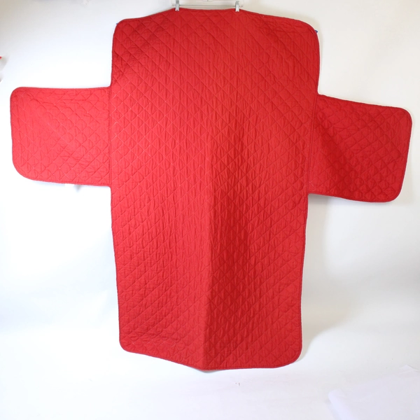 P&A Solid Red Love Seat Furniture Throw Cover 71" x 81"