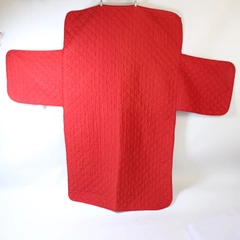 P&A Solid Red Love Seat Furniture Throw Cover 71" x 81"