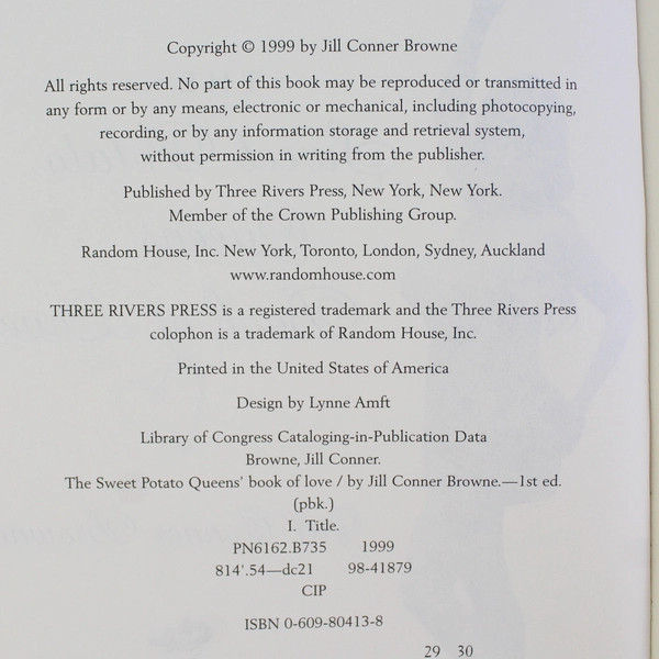 The Sweet Potato Queens' Book of Love by Jill Conner Browne Paperback