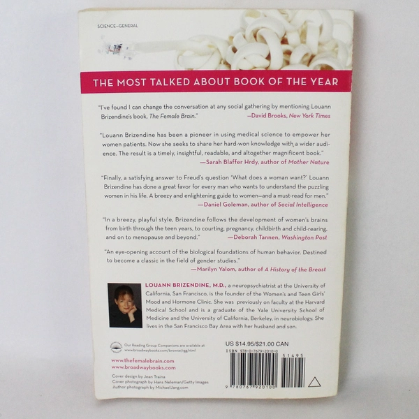 The Female Brain by Louann Brizendine M.D. - National Bestseller Paperback