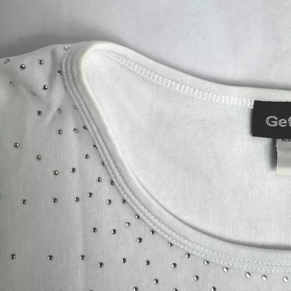 Get Lucky 2PC Bedazzled Orange Top & Tank Set Women's 3X Pre-Owned