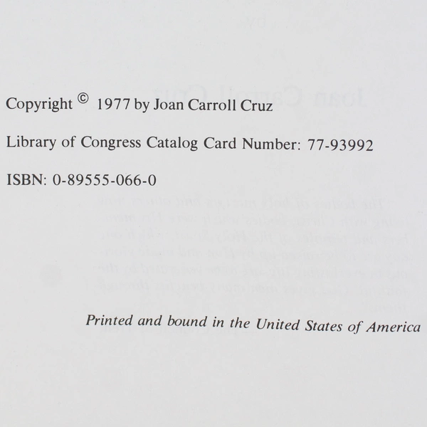 The Incorruptibles by Joan Carroll Cruz Paperback