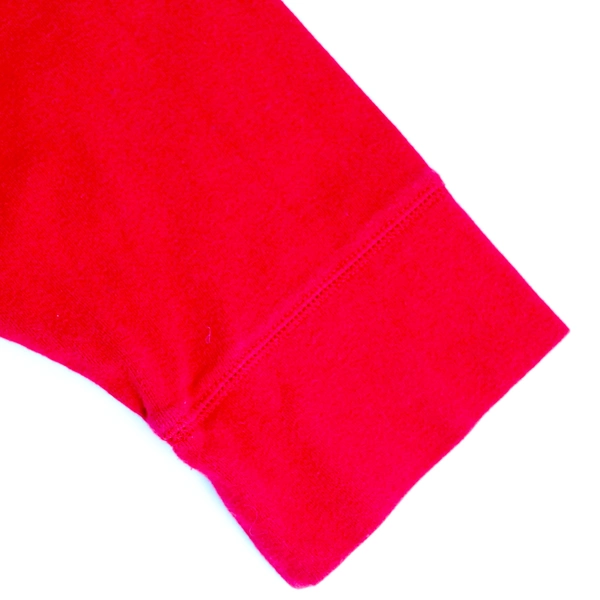 Fashion Bug Red Long-Sleeve V-Neck T-Shirt Women's 3X - Good Pre-Owned Condition