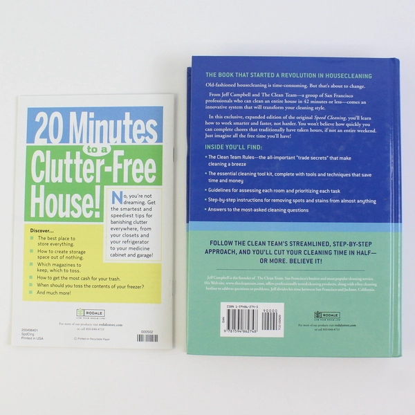 Speed Cleaning By Jeff Campbell 2005 Rodale Hardcover