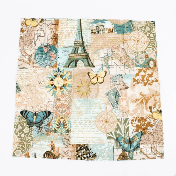 Lot of 14 Colorful Patterned Cloth Napkins Various Sizes