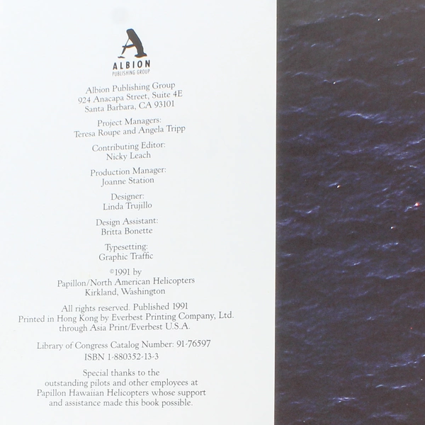 Papillon's Hawaii On The Wings of a Butterfly Hardcover Book 1991