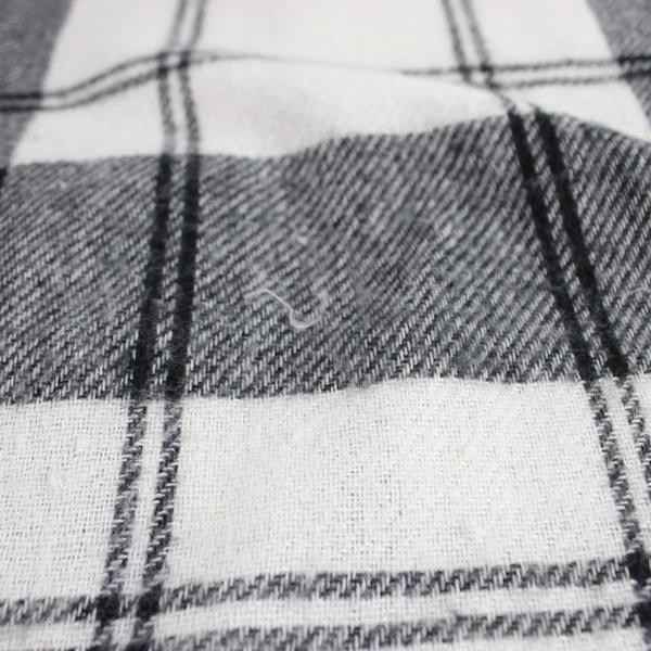 Lot of 2 Women's Scarves Pink Black Plaid From Old Navy & Soft Black White Plaid