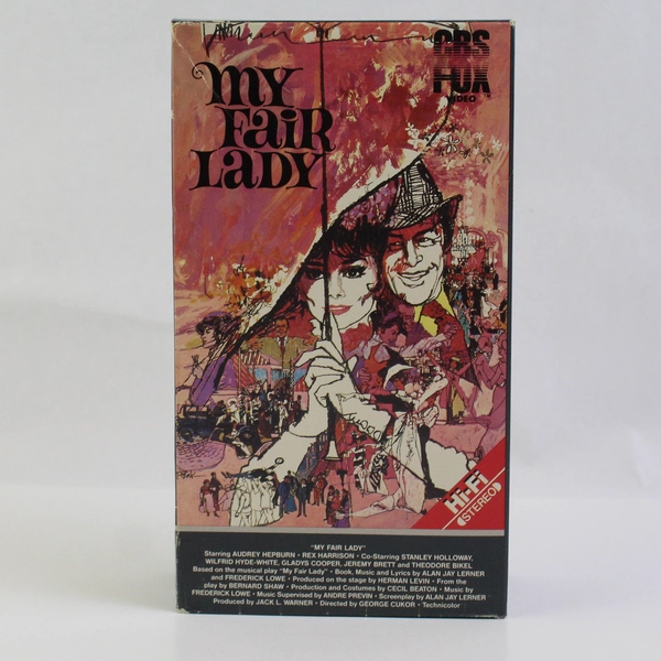 Box Set My Fair Lady 1986 VHS Tapes Audrey Hepburn
