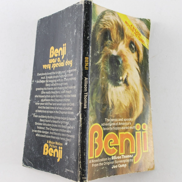 Benji by Allison Thomas 1974 Vintage Paperback - Classic Dog Adventure Book
