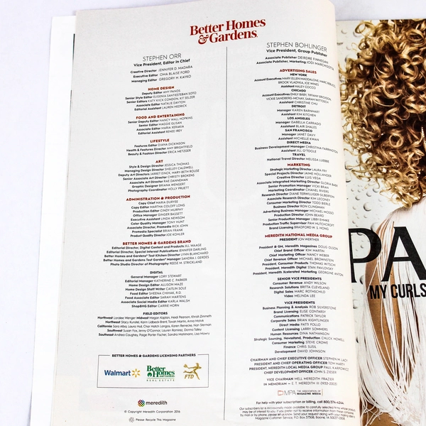 Lot of 2 Better Homes and Gardens 2017 January and February