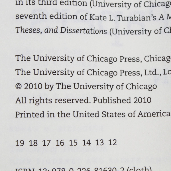 Student's Guide to Writing College Papers 4th Ed by Kate L. Turabian, 2010