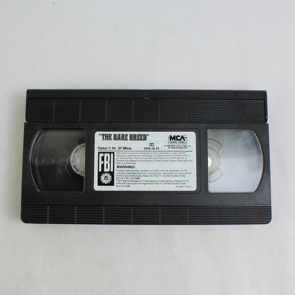 The Rare Breed VHS Tape 1966 ed 1986 James Stewart Movie