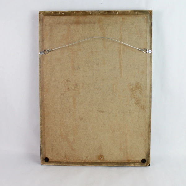 Vintage Florio S.O.M Wine Ad Marcello Dudovich Marsala Framed Ceramic Tile Art