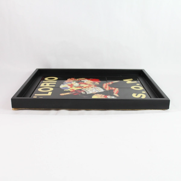 Vintage Florio S.O.M Wine Ad Marcello Dudovich Marsala Framed Ceramic Tile Art