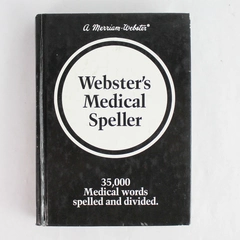 Merriam-Webster's Medical Speller (1975) Hardcover Dust Jacket