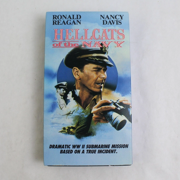 Hellcats of the Navy VHS Tape 1988 Ronald Nancy Reagan Movie