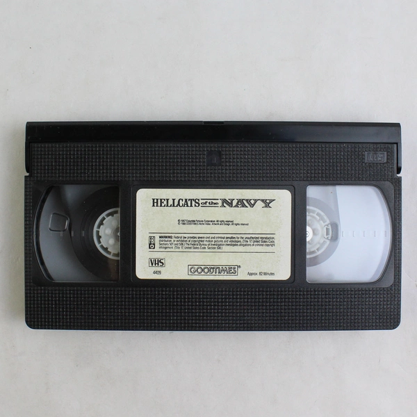 Hellcats of the Navy VHS Tape 1988 Ronald Nancy Reagan Movie