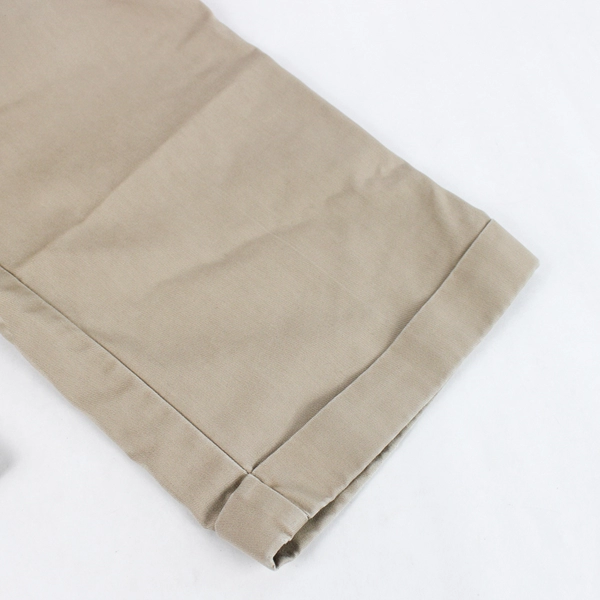 Dockers Stain Defender Beige Pleated Cuffed Khaki Pants Men's 33x29