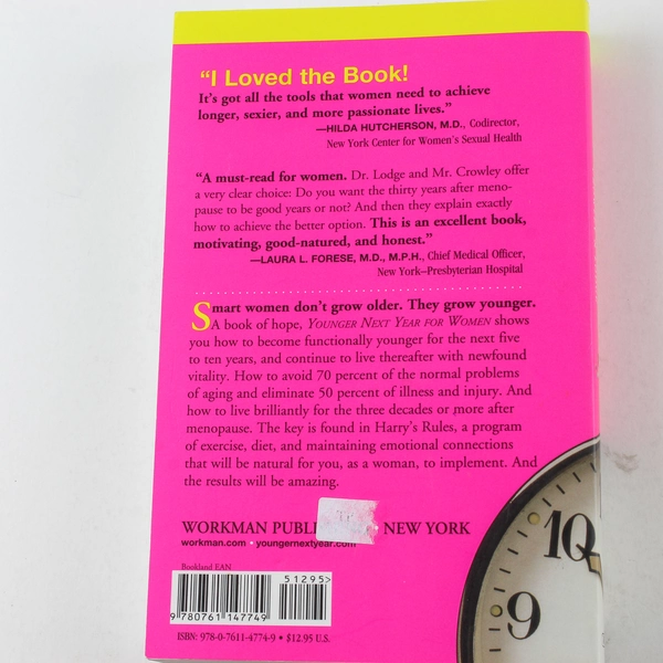 Younger Next Year for Women by Lodge & Crowley 2007 Paperback - Good Condition