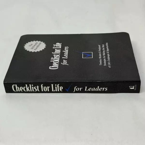 Checklist for Life for Leaders 2004 Paperback Thomas Nelson Publisher