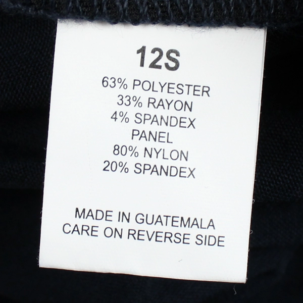 Briggs Navy Blue Elastic Waist Pull-On Pants Women's Size 12S