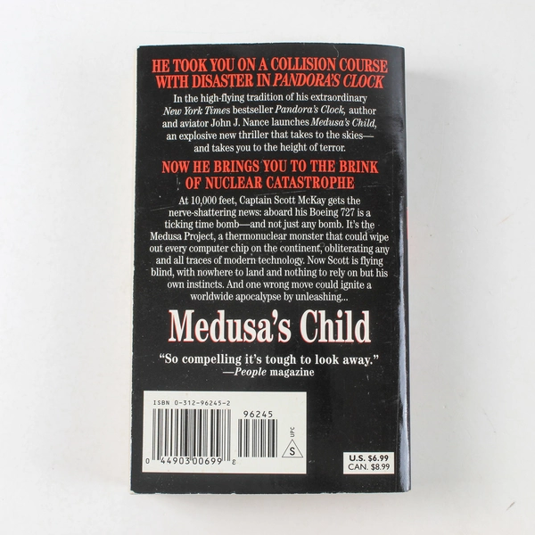 Medusa's Child by John Nance 1997 Paperback - Good Condition, Thrilling Read!