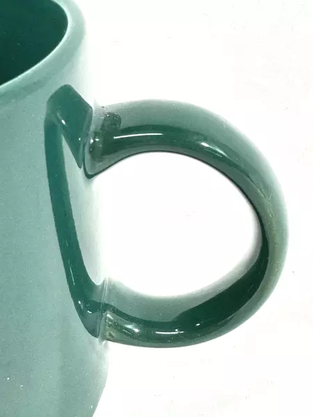 Wood Products Credit Union 45th Anniversary Ceramic Mug 1949-1994 Green