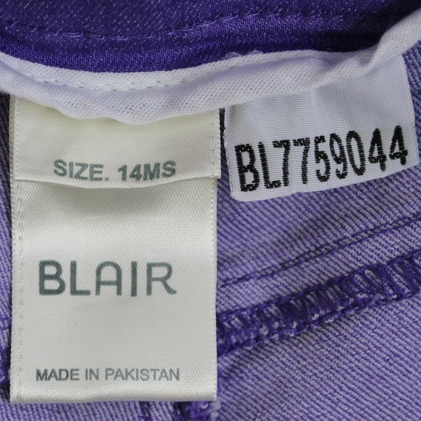Blair Purple Straight Leg Jeans Women's Size 14MS