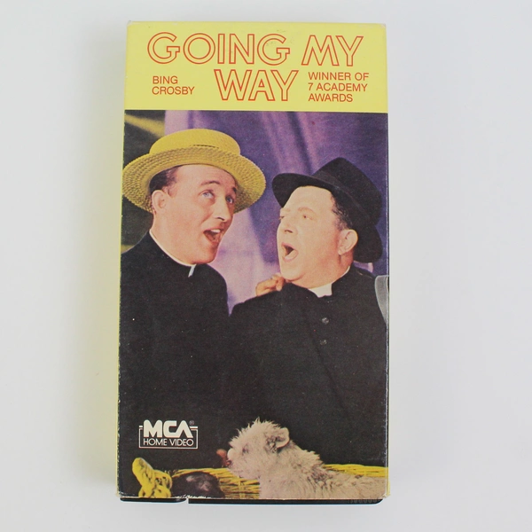 Lot of 2 Going My Way Bells of St Mary's VHS Tape Bing Crosby 1944 1945