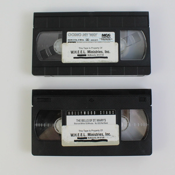 Lot of 2 Going My Way Bells of St Mary's VHS Tape Bing Crosby 1944 1945