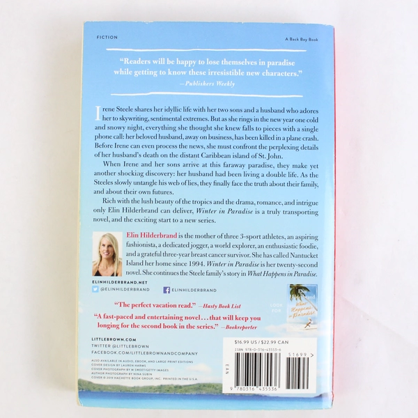 Winter in Paradise by Elin Hilderbrand 2019 Back Bay Books Paperback