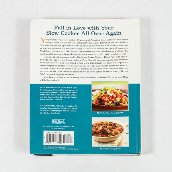 Not Your Mother's Slow Cooker Cookbook Deluxe Edition 2007 HC Pre-Owned