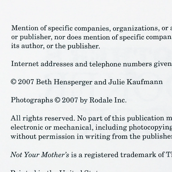 Not Your Mother's Slow Cooker Cookbook Deluxe Edition 2007 HC Pre-Owned