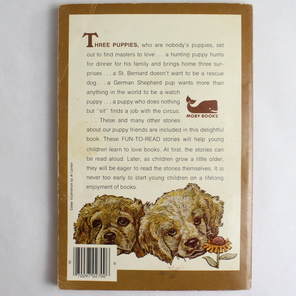 Puppy Stories by Michael J. Pellowski 1979 Paperback - Fun Dog Adventures!