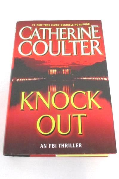 2 Catherine Coulter Books Knock Out Hardcover Point Blank Paperback Suspense