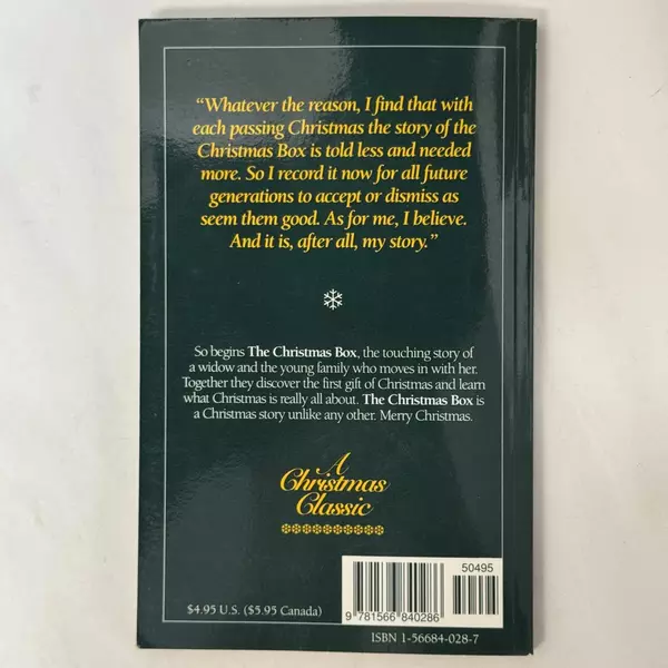 The Christmas Box by Richard Paul Evans 1993 Paperback