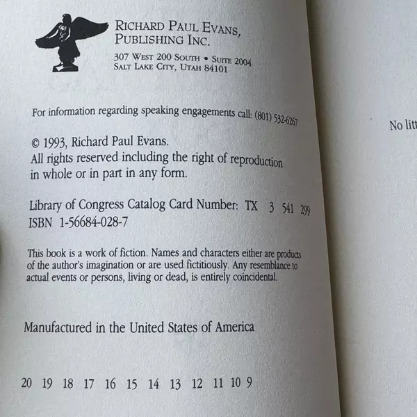 The Christmas Box by Richard Paul Evans 1993 Paperback