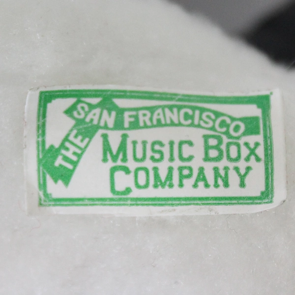 Vtg Old World Musical Santa Christmas Figurine Porcelain Hands and Face 9.5"