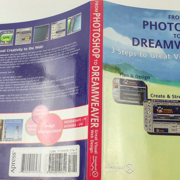 From Photoshop to Dreamweaver Book by Colin Smith & Crystal Waters, 2003