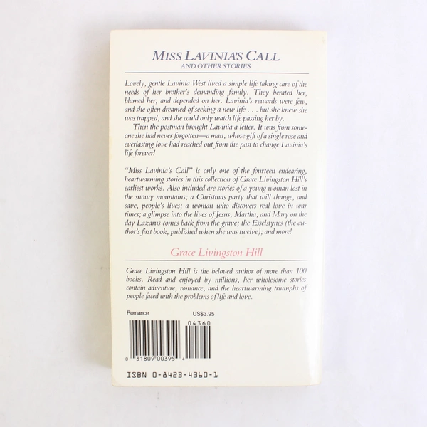 Miss Lavinia's Call & Other Stories by Grace Livingston Hill 1991 Paperback