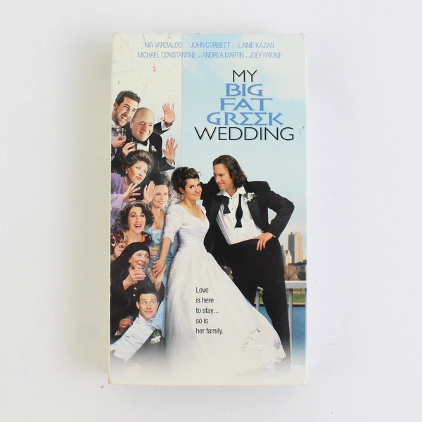 My Big Fat Greek Wedding VHS Tape 2002 Comedy Movie Former Rental