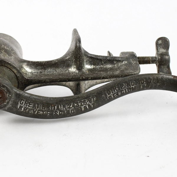 L F & C Antique Universal No. 1 Manual Meat Grinder 1897 And 1899 Patent Dates