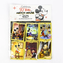Disney 90th Birthday Of Mickey Mouse D23 Fan Club 6 Piece Magnet Set