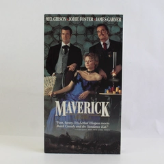 Maverick VHS Tape 1994 Jodie Foster Mel Gibson Western Movie