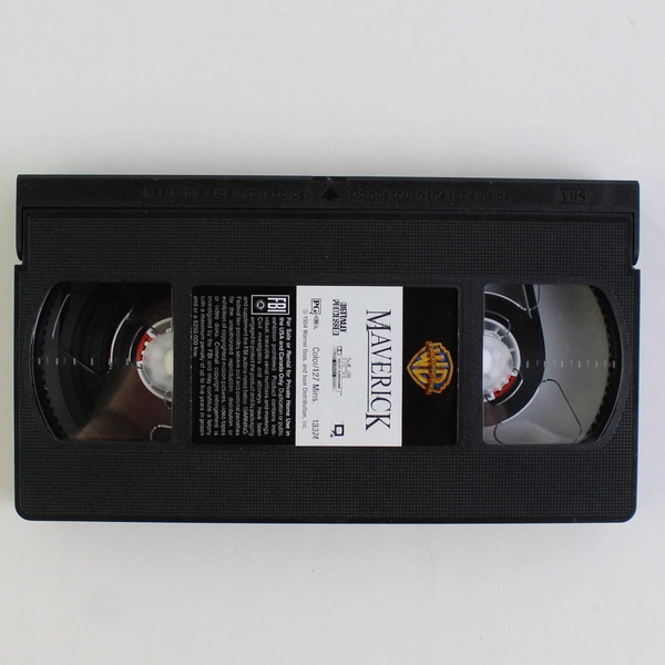 Maverick VHS Tape 1994 Jodie Foster Mel Gibson Western Movie