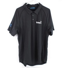 Serevi Rugby Polo Shirt in Black Men's Size XL