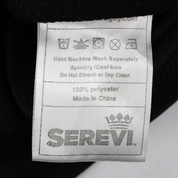 Serevi Rugby Polo Shirt in Black Men's Size XL