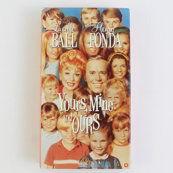 Yours Mine and Ours VHS Tape 1989 Lucille Ball Movie