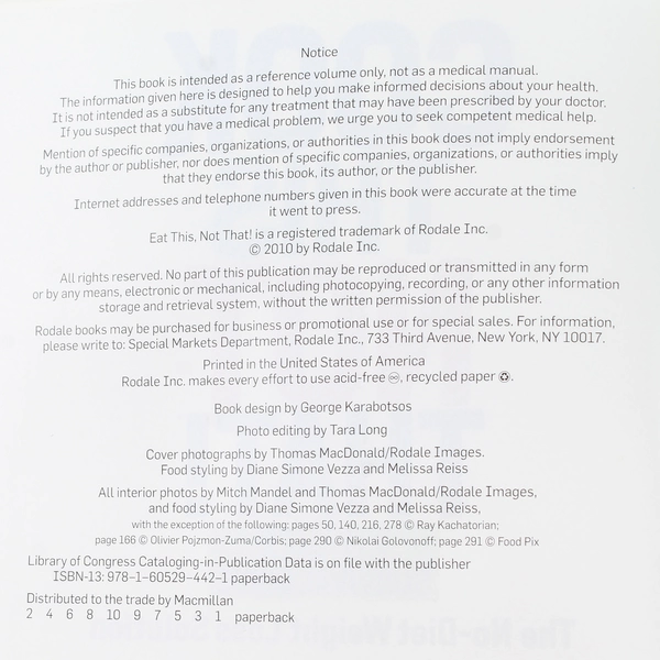 Cook This Not That by Matt Goulding & David Zinczenko 2009 Paperback Book