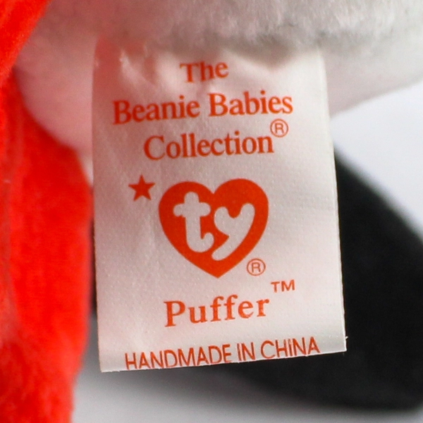 TY Beanie Baby Puffer 1997 Puffin Bird W/ Tag Plush Doll Toy